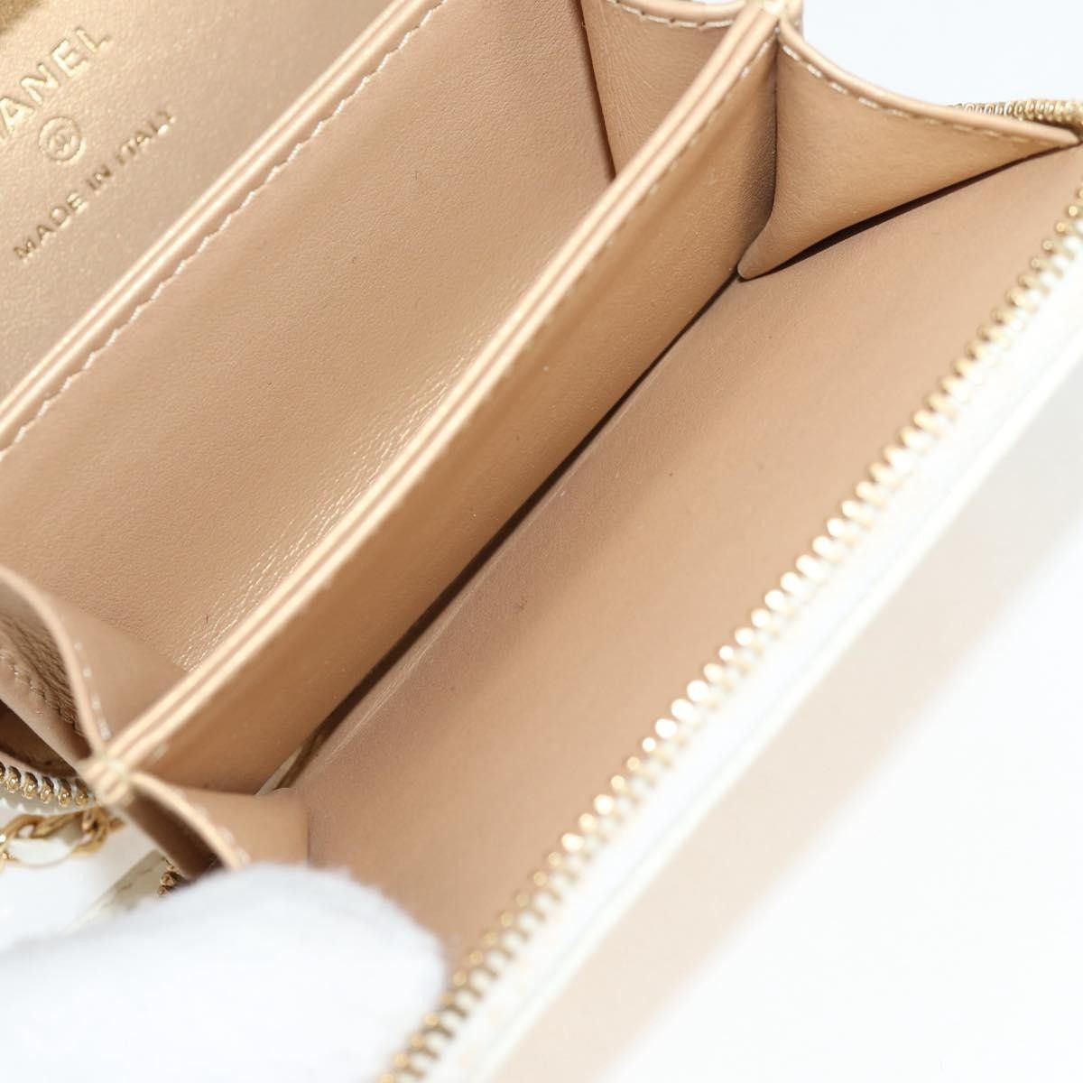 Chanel Chanel CC Zip Around Clutch with Chain Quilted Metal and Lambskin Size ONE SIZE - 22 Thumbnail