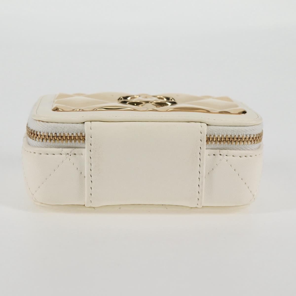Chanel Chanel CC Zip Around Clutch with Chain Quilted Metal and Lambskin Size ONE SIZE - 17 Thumbnail