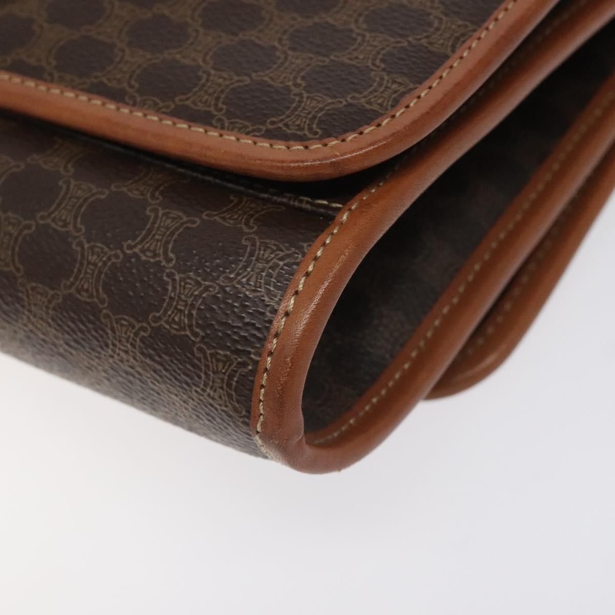 Celine Celine Vintage Macadam Shoulder Bag Canvas and Leather Size ONE SIZE - 11 Thumbnail