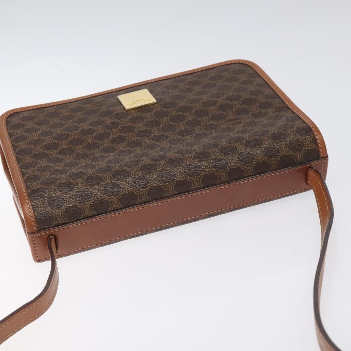 Celine Celine Vintage Macadam Shoulder Bag Canvas and Leather Size ONE SIZE - 16 Thumbnail