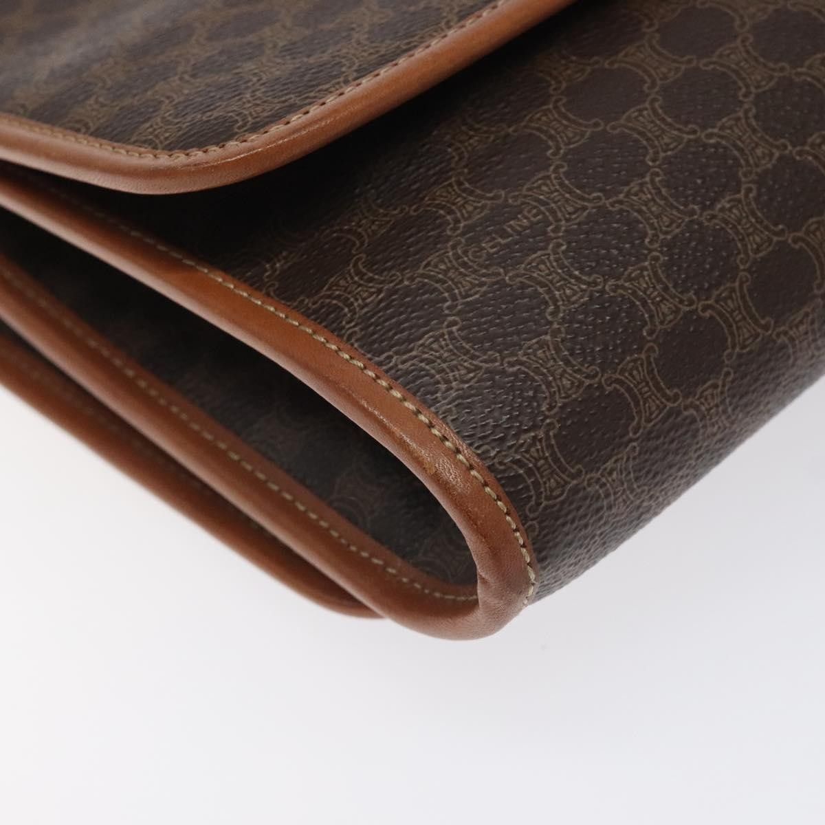 Celine Celine Vintage Macadam Shoulder Bag Canvas and Leather Size ONE SIZE - 10 Thumbnail