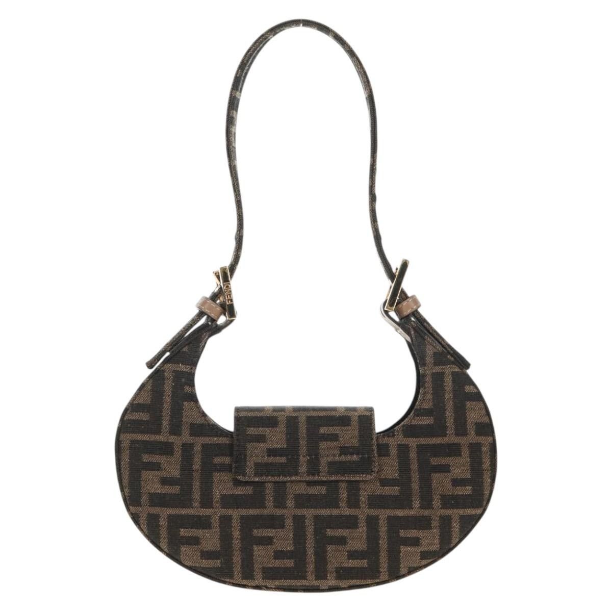 Fendi Fendi Cookie Hobo Zucca Canvas Size ONE SIZE - 2 Thumbnail