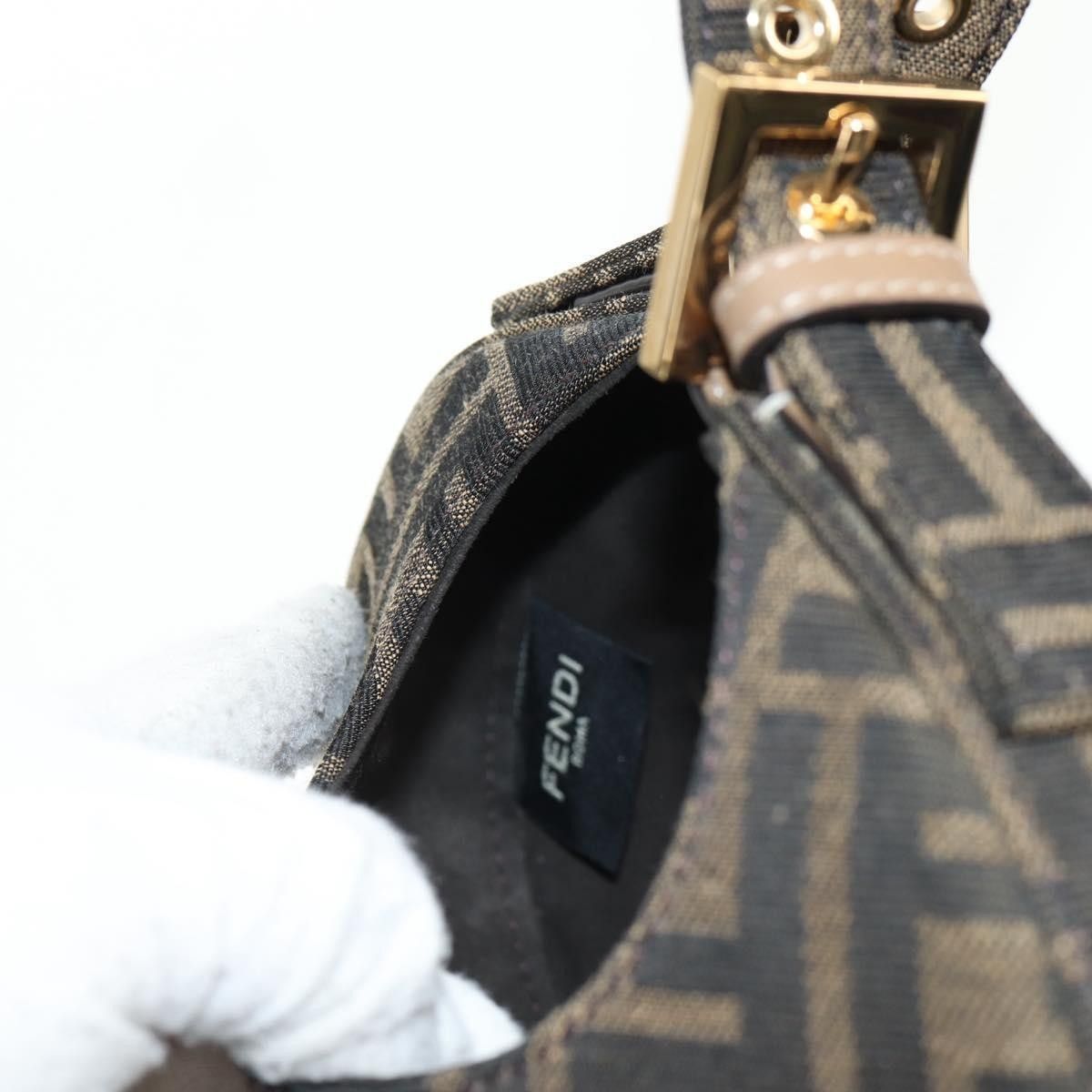 Fendi Fendi Cookie Hobo Zucca Canvas Size ONE SIZE - 23 Thumbnail