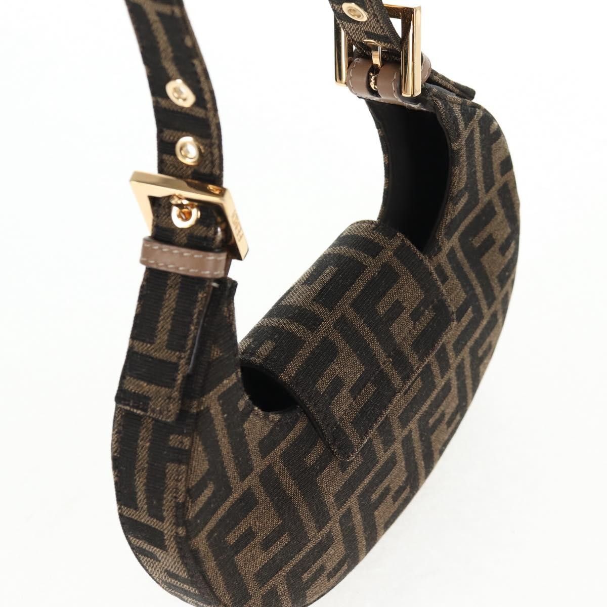 Fendi Fendi Cookie Hobo Zucca Canvas Size ONE SIZE - 14 Thumbnail