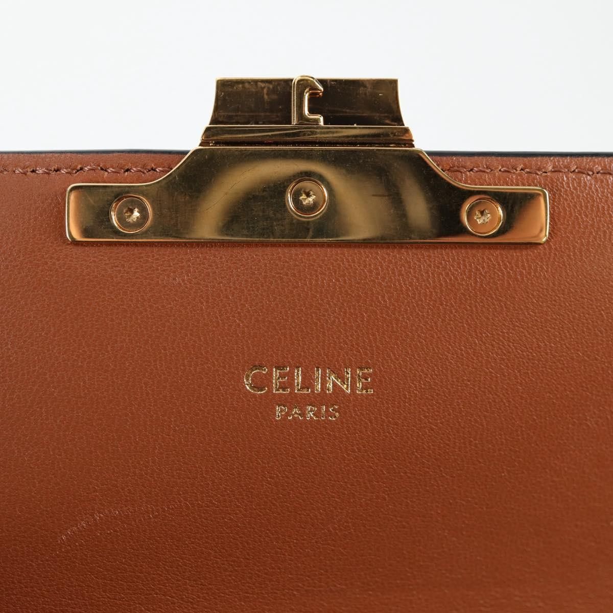 Celine Celine Triomphe East-West Shoulder Bag Triomphe Coated Canvas Size ONE SIZE - 7 Thumbnail