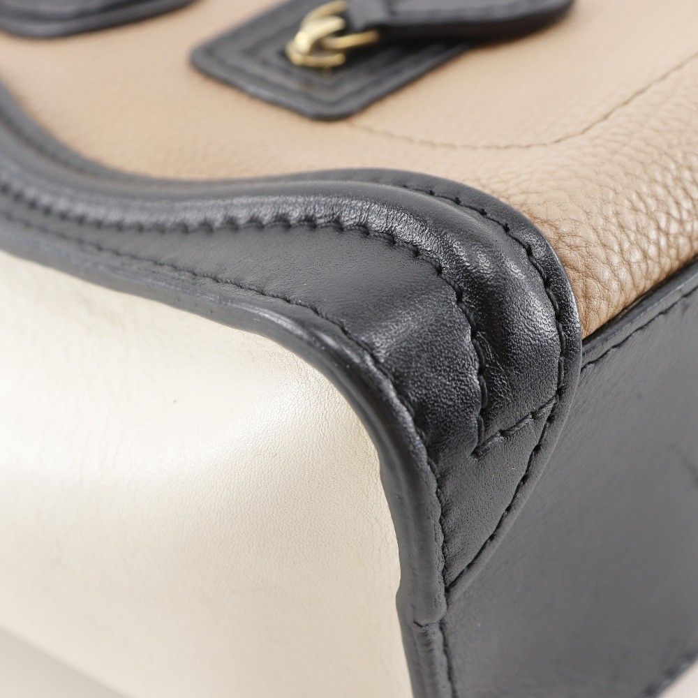 Celine Celine Tricolor Luggage Bag Leather Size ONE SIZE - 6 Thumbnail