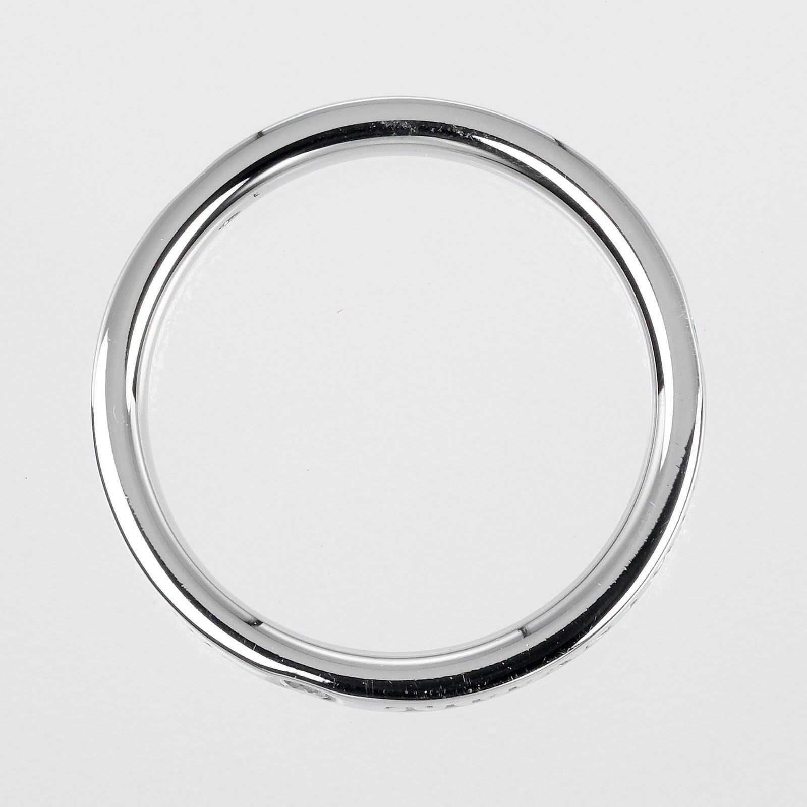 Tiffany & Co. Tiffany & Co. Flat Ring Platinum / 3P Diamond Size ONE SIZE - 4 Thumbnail
