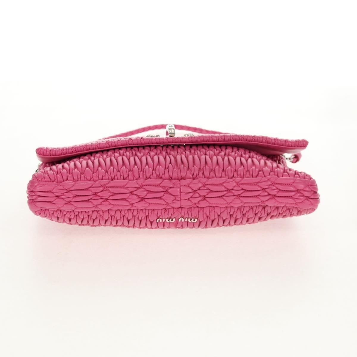 Miu Miu Miu Miu Crystal Clutch Matelasse Leather Size ONE SIZE - 12 Thumbnail
