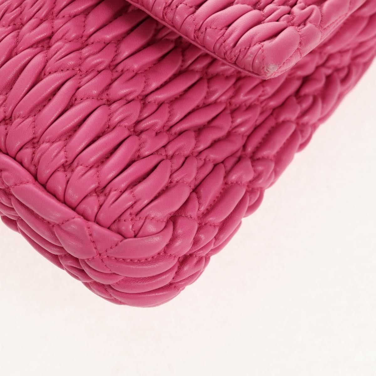 Miu Miu Miu Miu Crystal Clutch Matelasse Leather Size ONE SIZE - 14 Thumbnail