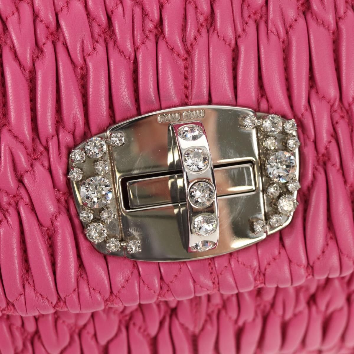 Miu Miu Miu Miu Crystal Clutch Matelasse Leather Size ONE SIZE - 19 Thumbnail