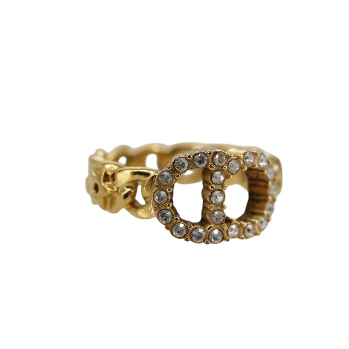 Dior Christian Dior CD ring Metal and Crystals Size ONE SIZE - 11 Thumbnail