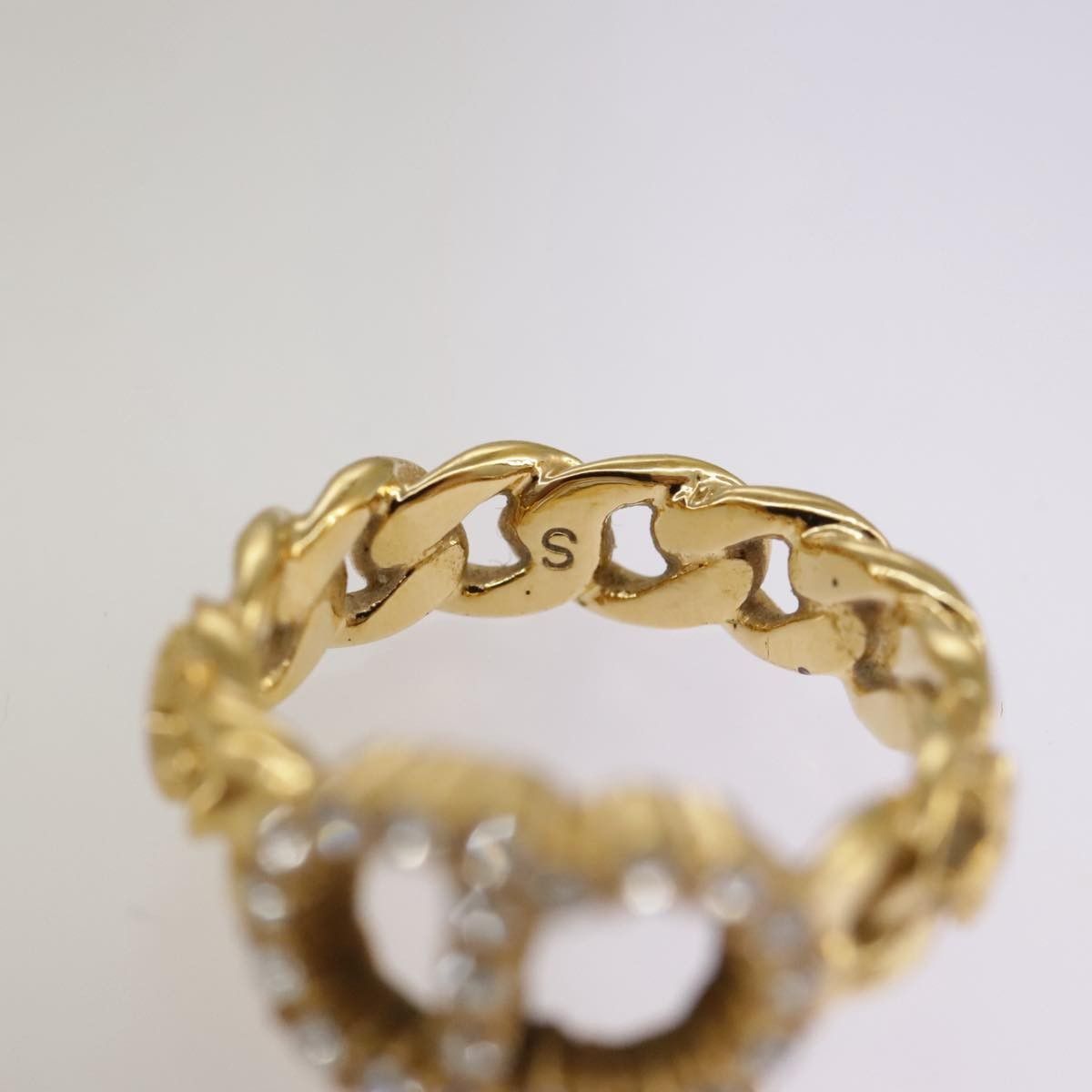 Dior Christian Dior CD ring Metal and Crystals Size ONE SIZE - 7 Thumbnail