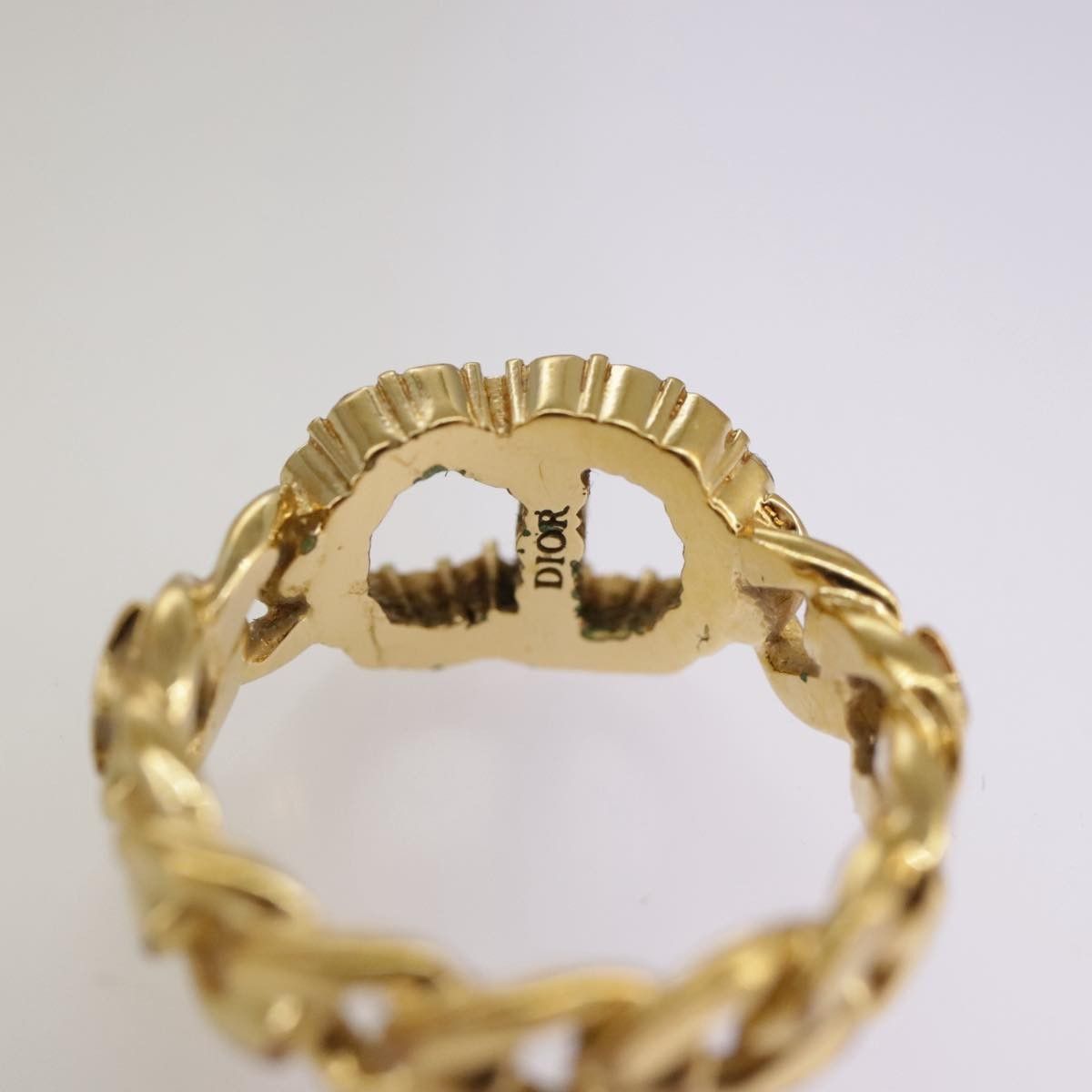 Dior Christian Dior CD ring Metal and Crystals Size ONE SIZE - 8 Thumbnail