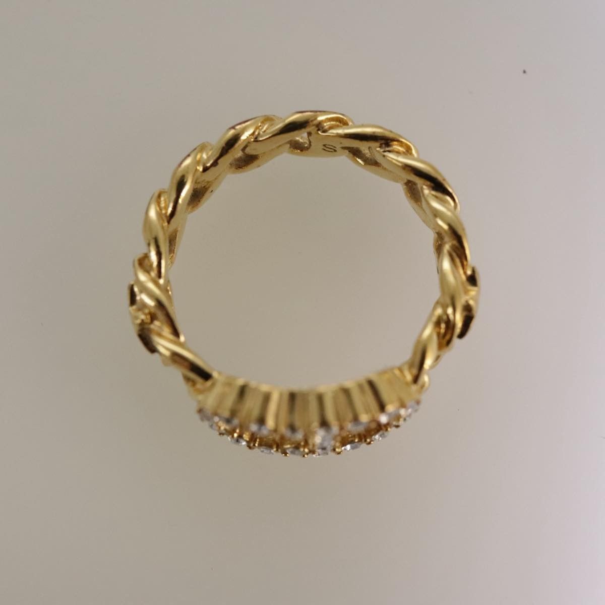 Dior Christian Dior CD ring Metal and Crystals Size ONE SIZE - 3 Thumbnail