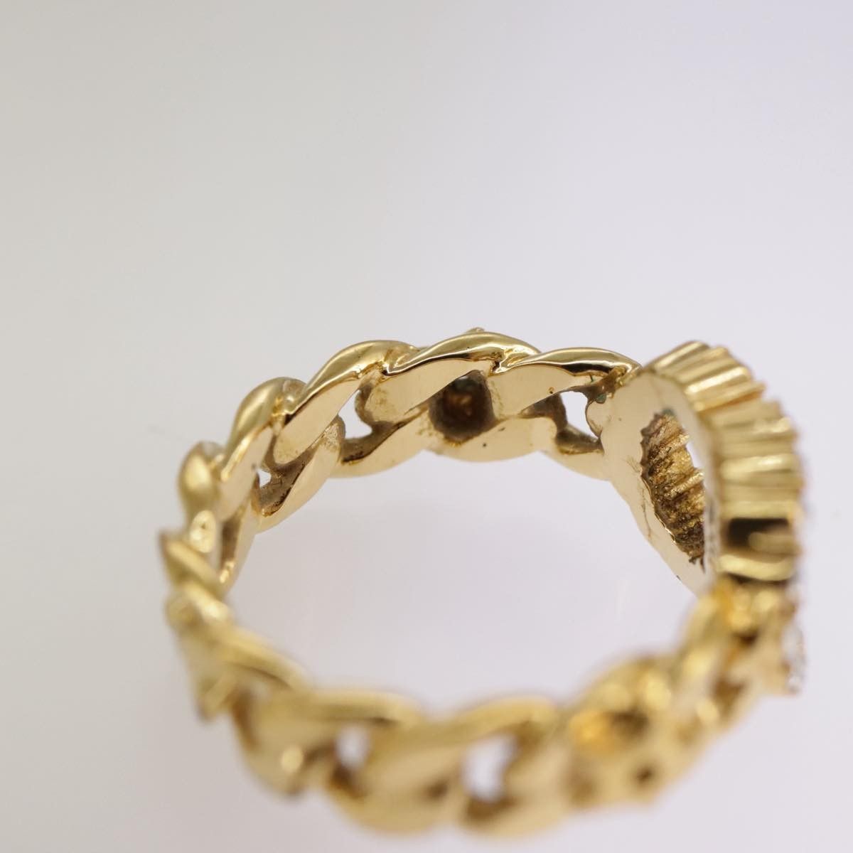 Dior Christian Dior CD ring Metal and Crystals Size ONE SIZE - 10 Thumbnail