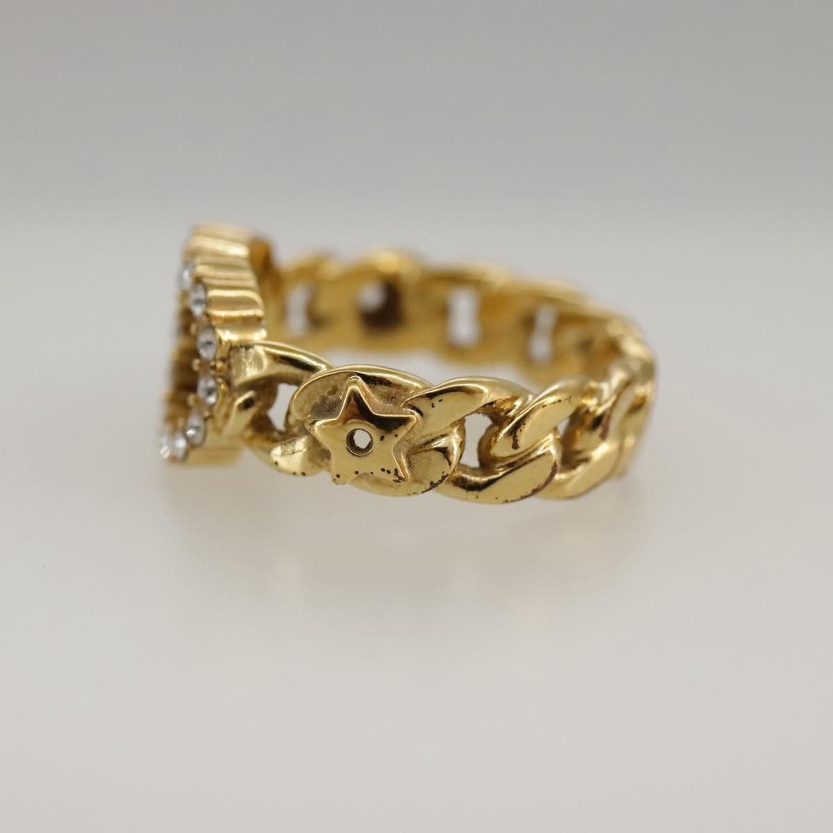 Dior Christian Dior CD ring Metal and Crystals Size ONE SIZE - 5 Thumbnail