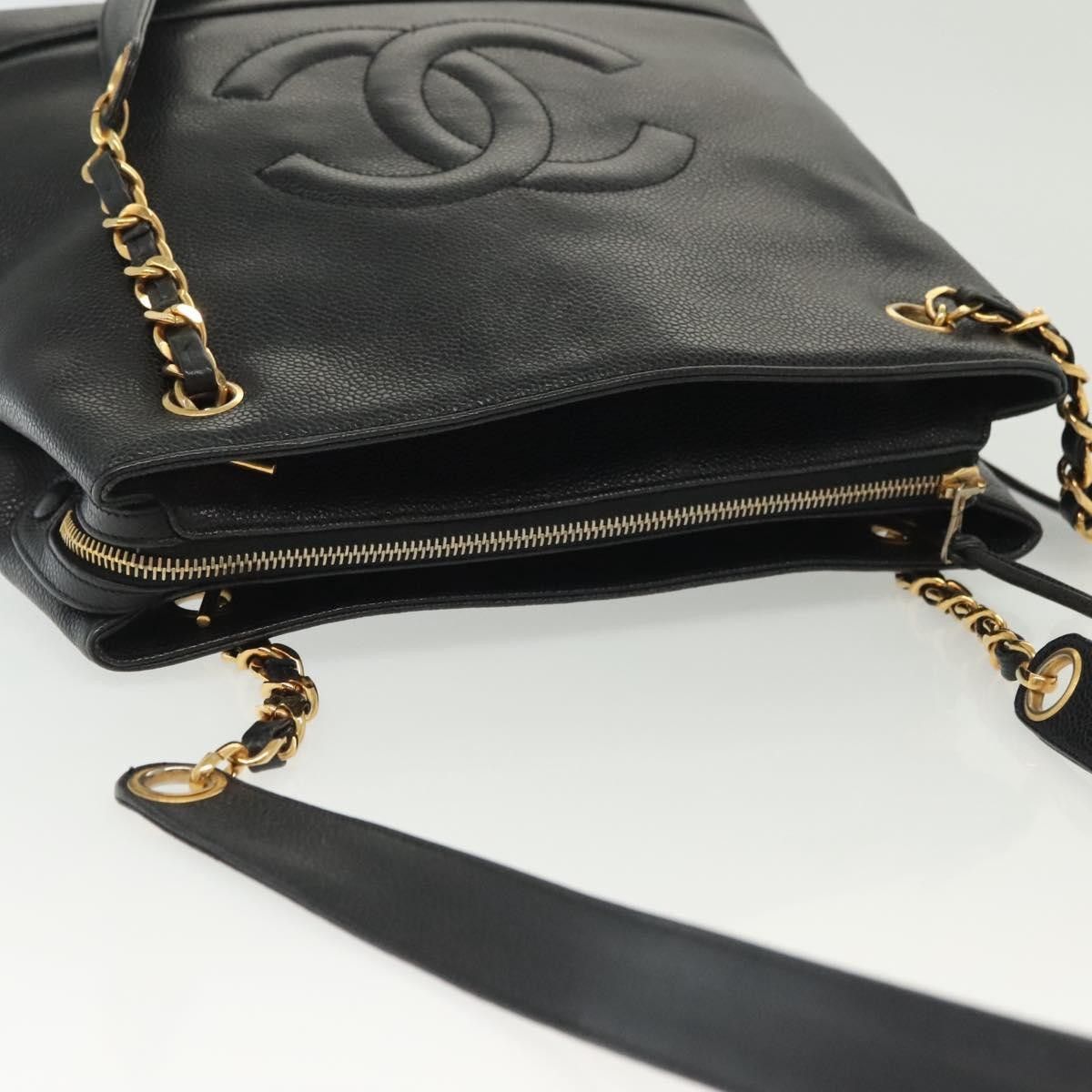 Chanel Chanel Vintage CC Logo Chain Tote Caviar Size ONE SIZE - 14 Thumbnail