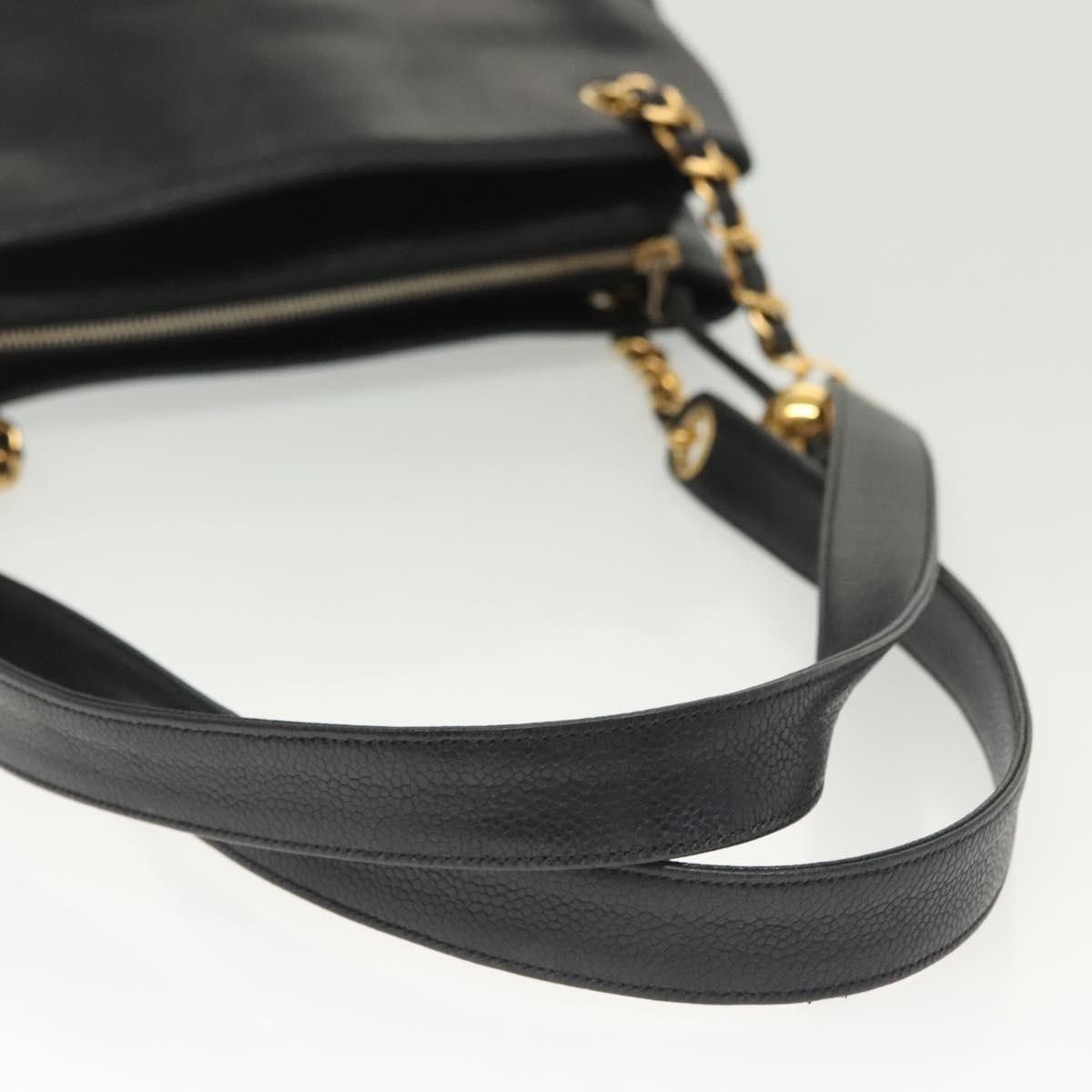 Chanel Chanel Vintage CC Logo Chain Tote Caviar Size ONE SIZE - 8 Thumbnail