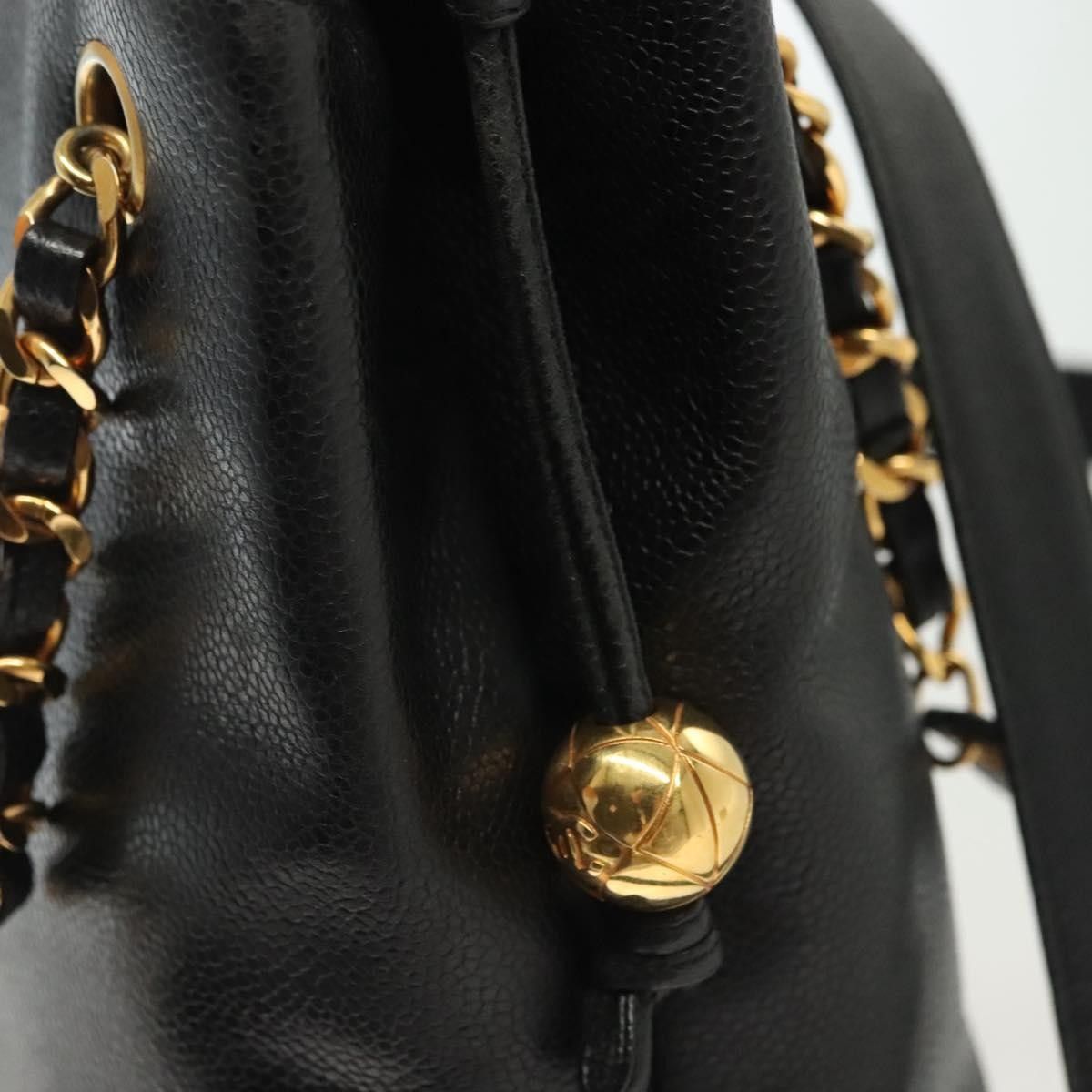 Chanel Chanel Vintage CC Logo Chain Tote Caviar Size ONE SIZE - 18 Thumbnail