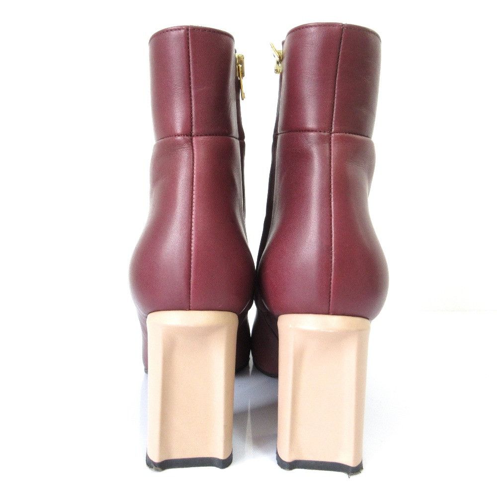 Marni Marni Marni Leather High Heel Ankle Boots Leather Shoes DUTY FREE for USA Size ONE SIZE - 7 Thumbnail