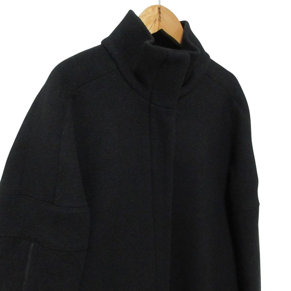 Armani Armani Emporio Armani Sleeve Zip Wool Coat Leather Outerwear DUTY FREE for USA Size ONE SIZE - 3 Thumbnail