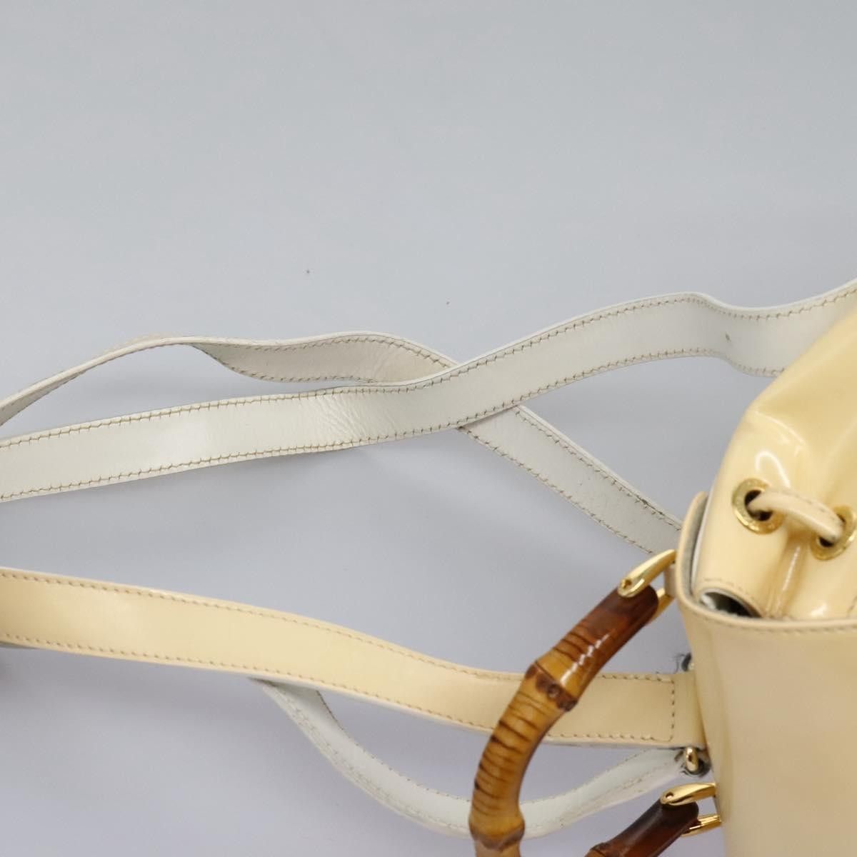 Gucci Gucci Vintage Bamboo Backpack Patent Size ONE SIZE - 13 Thumbnail