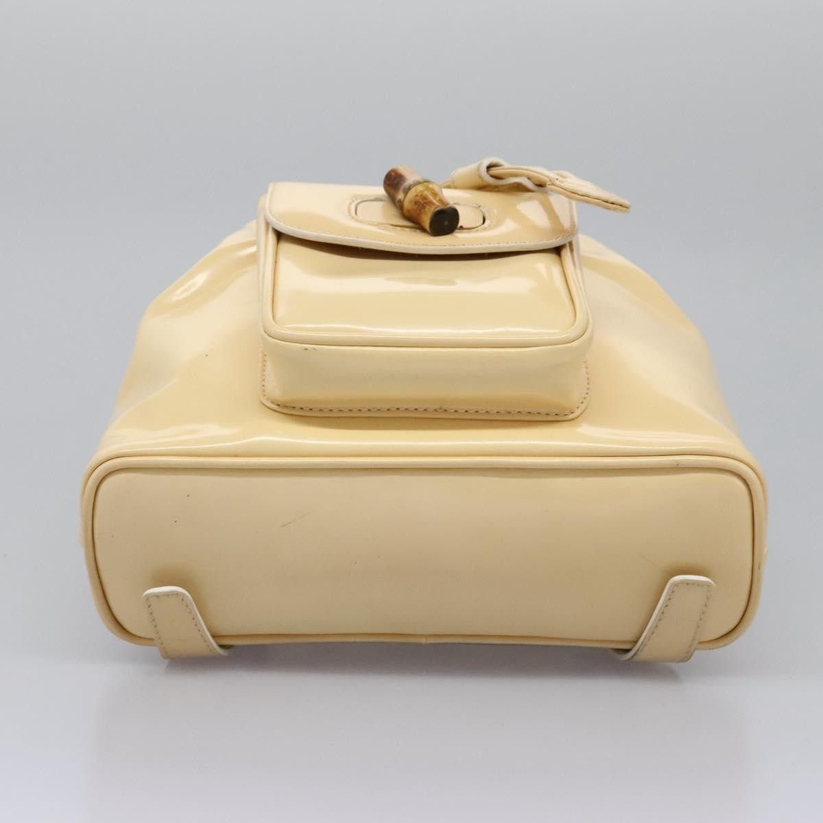 Gucci Gucci Vintage Bamboo Backpack Patent Size ONE SIZE - 16 Thumbnail