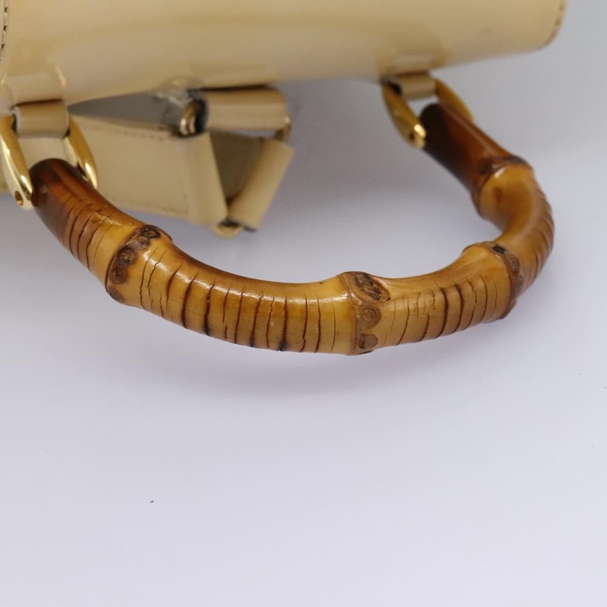 Gucci Gucci Vintage Bamboo Backpack Patent Size ONE SIZE - 12 Thumbnail
