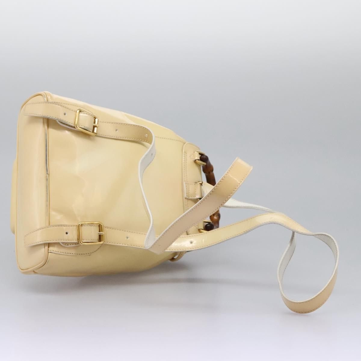 Gucci Gucci Vintage Bamboo Backpack Patent Size ONE SIZE - 17 Thumbnail