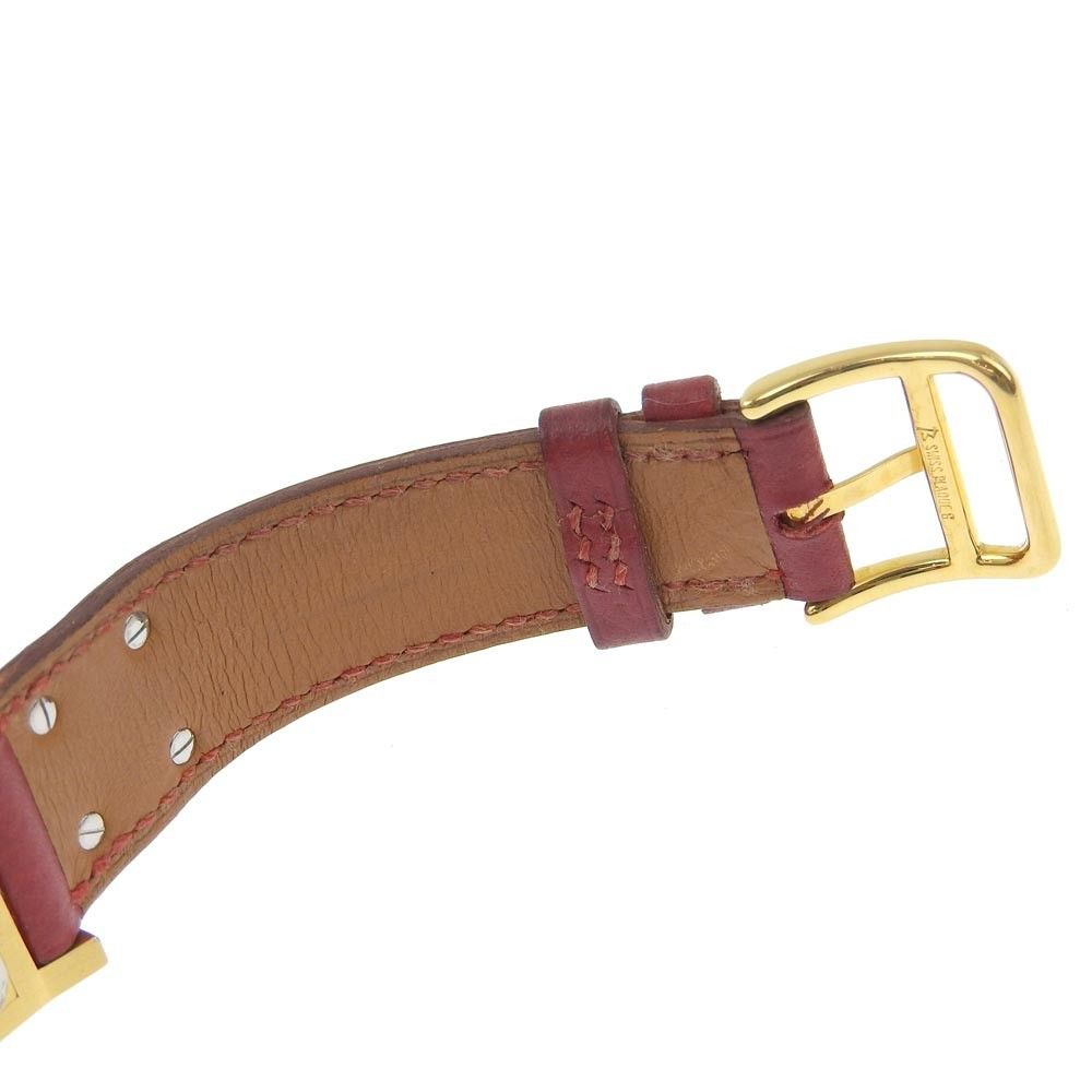Hermes Hermes Medor Quartz Watch Plated Metal and Leather Size ONE SIZE - 5 Thumbnail