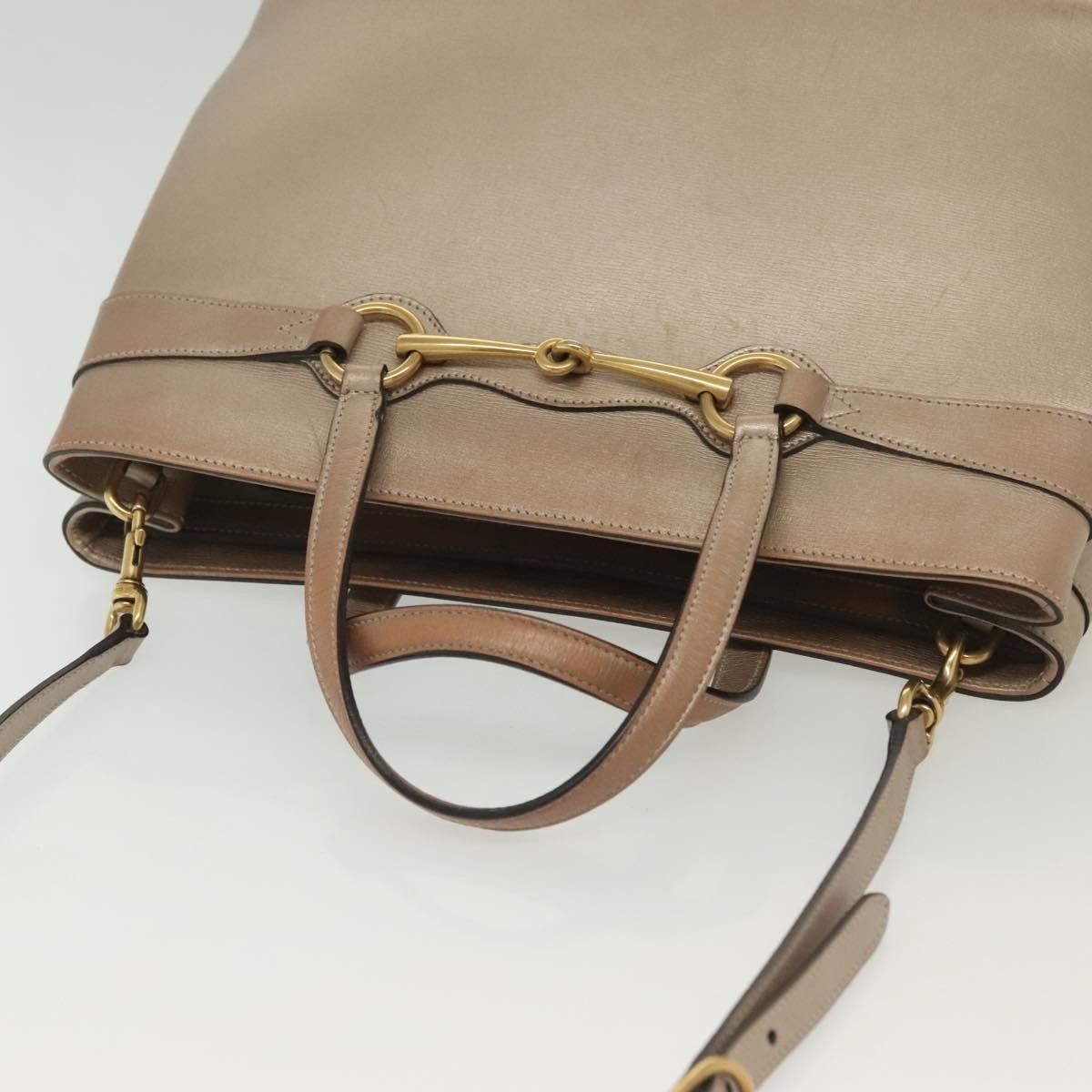 Gucci Gucci Bright Bit Convertible Tote Leather Size ONE SIZE - 17 Thumbnail