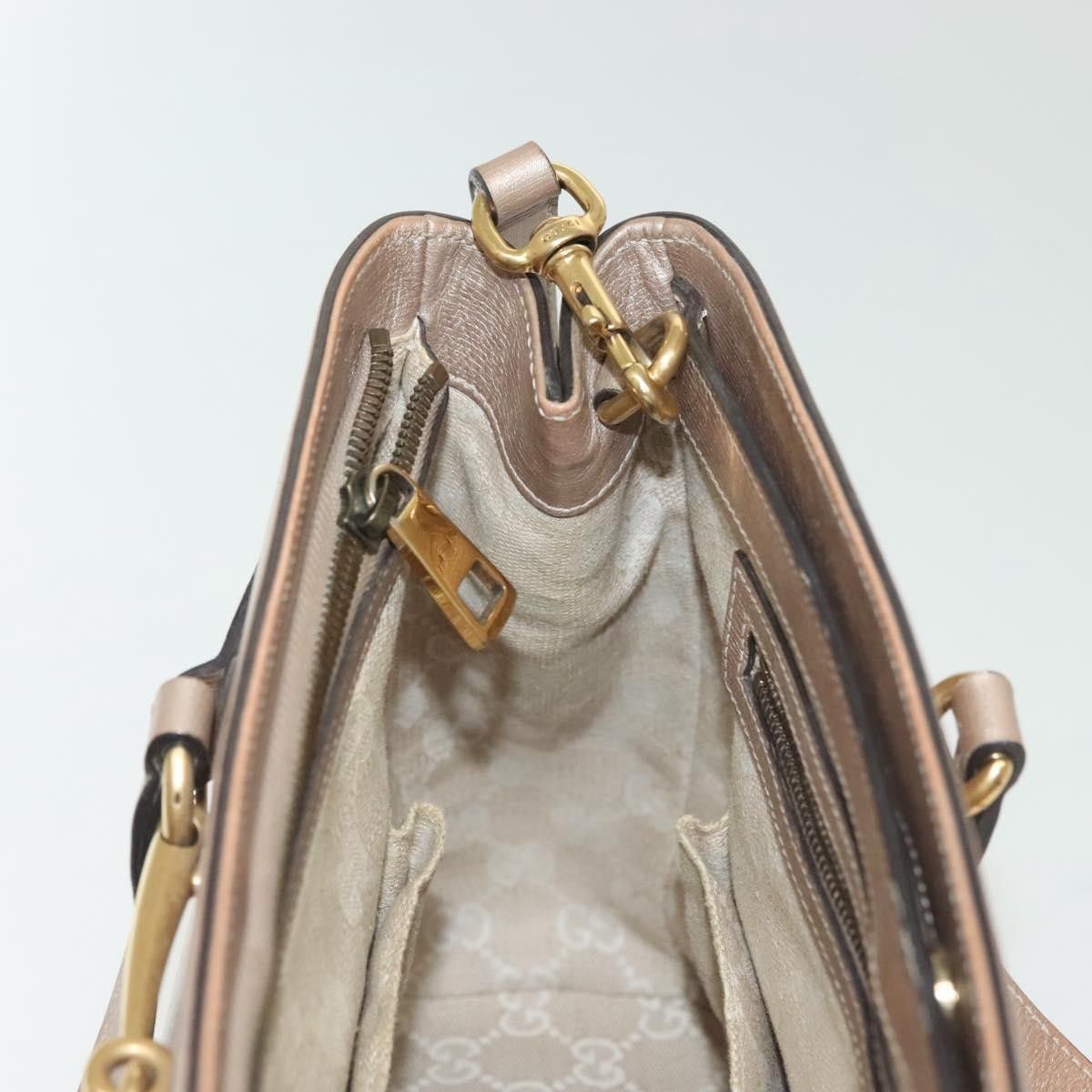 Gucci Gucci Bright Bit Convertible Tote Leather Size ONE SIZE - 13 Thumbnail