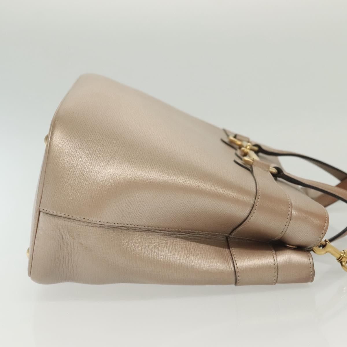 Gucci Gucci Bright Bit Convertible Tote Leather Size ONE SIZE - 3 Thumbnail