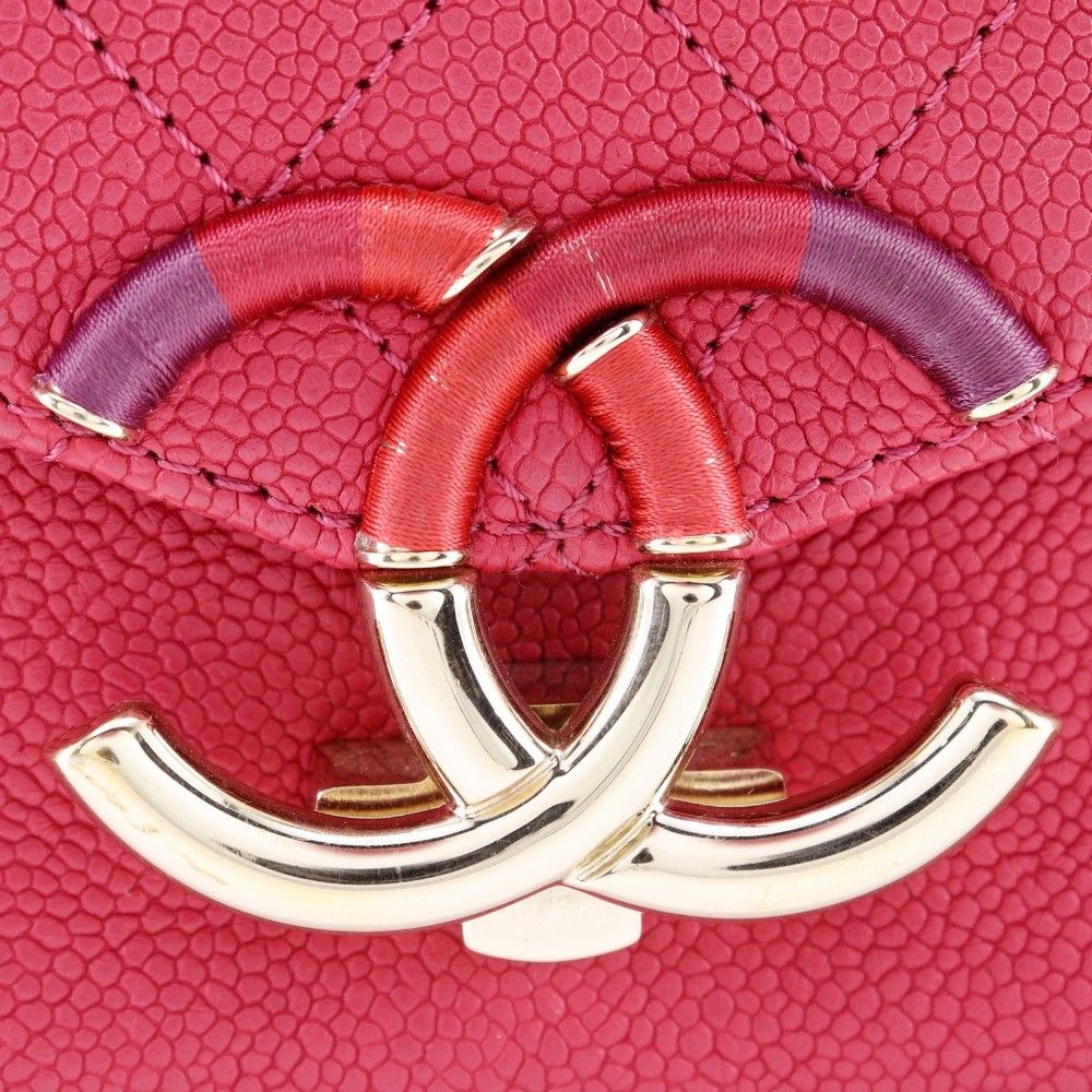 Chanel Chanel Coco Curve Flap Messenger Calfskin and Quilted Goatskin Size ONE SIZE - 12 Thumbnail