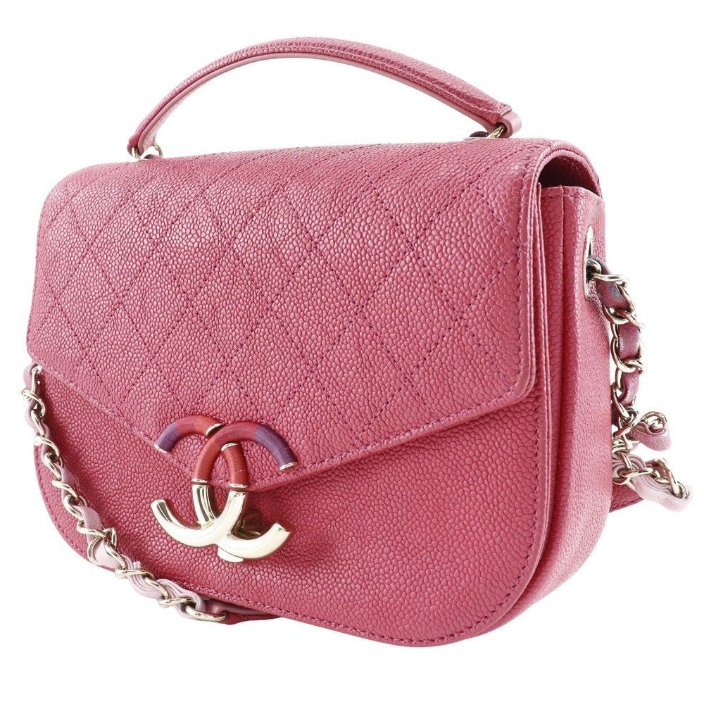 Chanel Chanel Coco Curve Flap Messenger Calfskin and Quilted Goatskin Size ONE SIZE - 3 Thumbnail