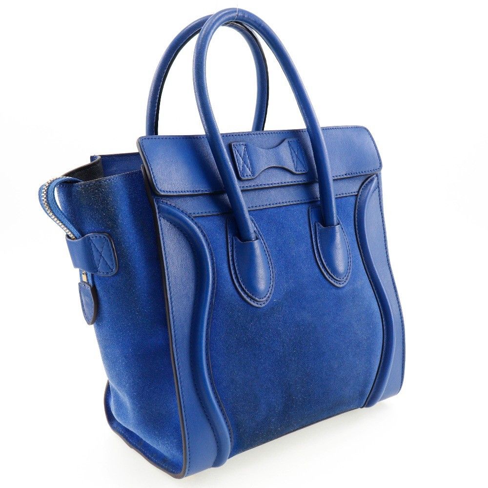 Celine Celine Luggage Bag Suede Size ONE SIZE - 2 Thumbnail