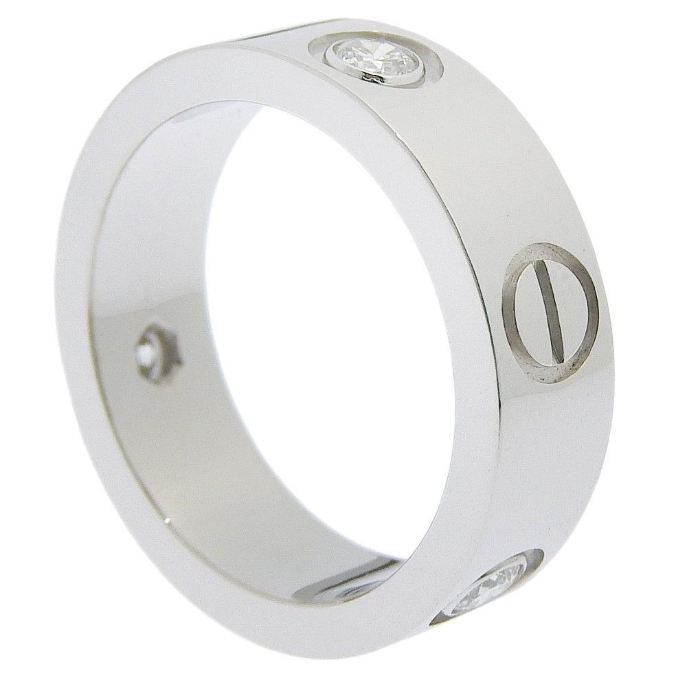Cartier Cartier Love Band Ring 18K White Gold Size ONE SIZE - 3 Thumbnail