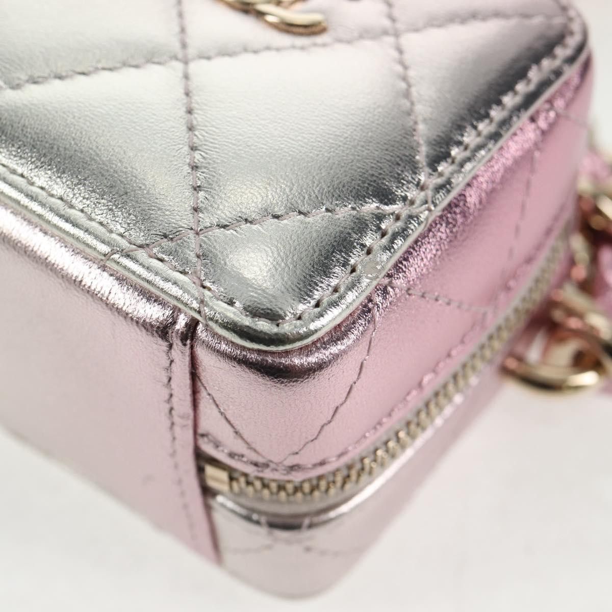 Chanel Chanel CC Cube Zip Clutch with Chain Handle Quilted Lambskin Size ONE SIZE - 10 Thumbnail