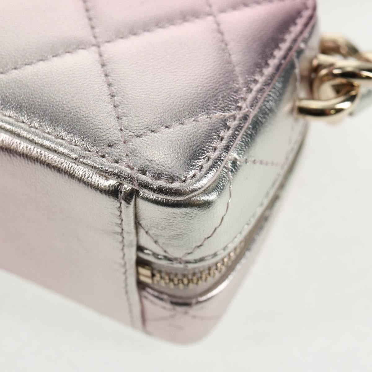 Chanel Chanel CC Cube Zip Clutch with Chain Handle Quilted Lambskin Size ONE SIZE - 12 Thumbnail