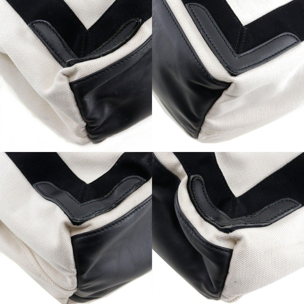 Balenciaga Balenciaga Cabas Tote Canvas and Leather Size ONE SIZE - 7 Thumbnail