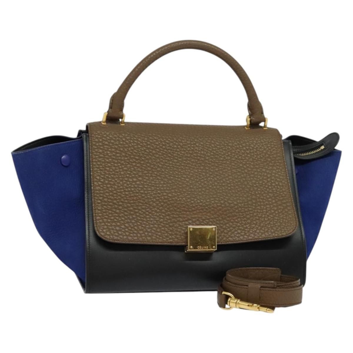 Celine Celine Trapeze Bag Leather Size ONE SIZE - 16 Thumbnail