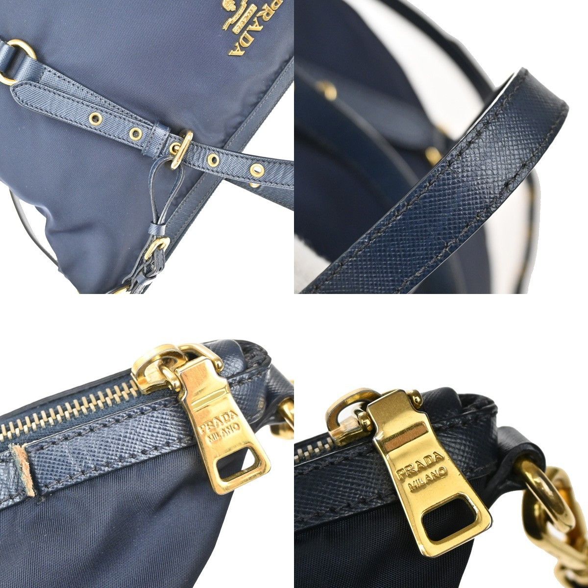 Prada Prada Convertible Logo Tote Tessuto Size ONE SIZE - 12 Thumbnail