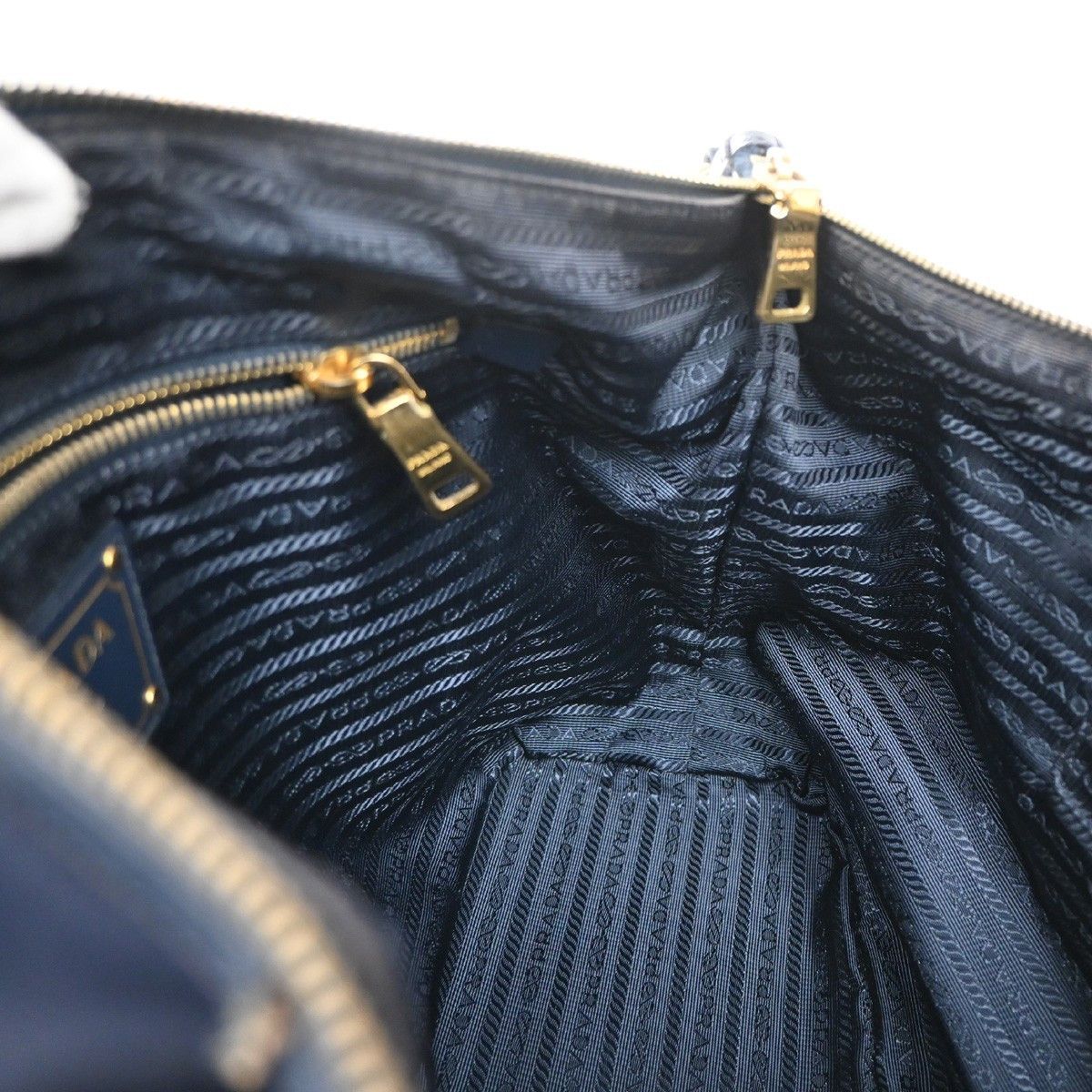 Prada Prada Convertible Logo Tote Tessuto Size ONE SIZE - 14 Thumbnail