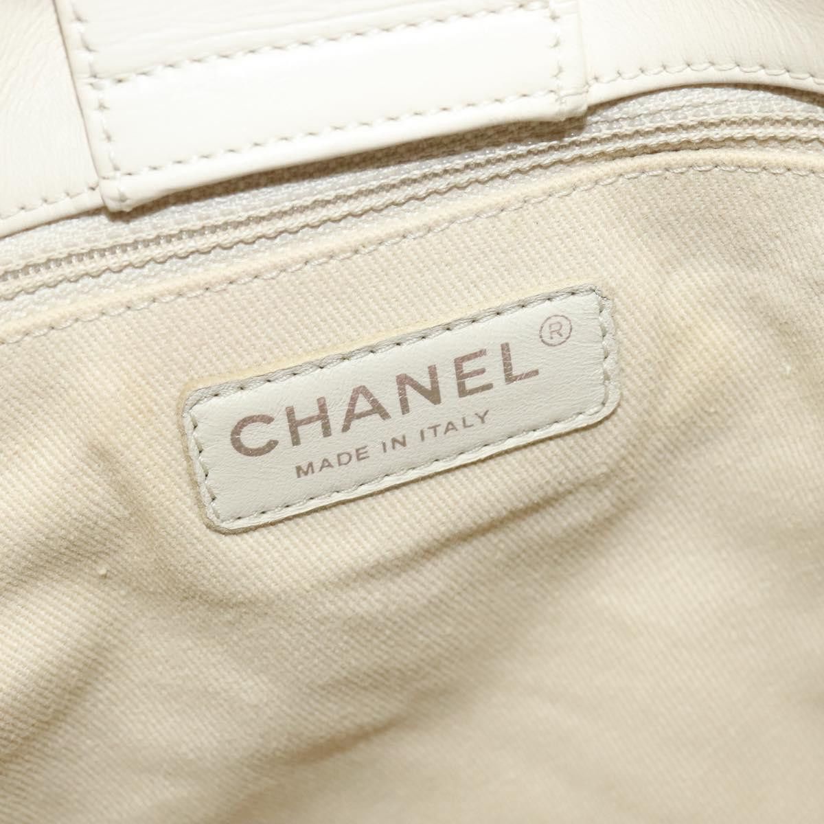 Chanel Chanel Deauville Tote Perforated leather Size ONE SIZE - 7 Thumbnail