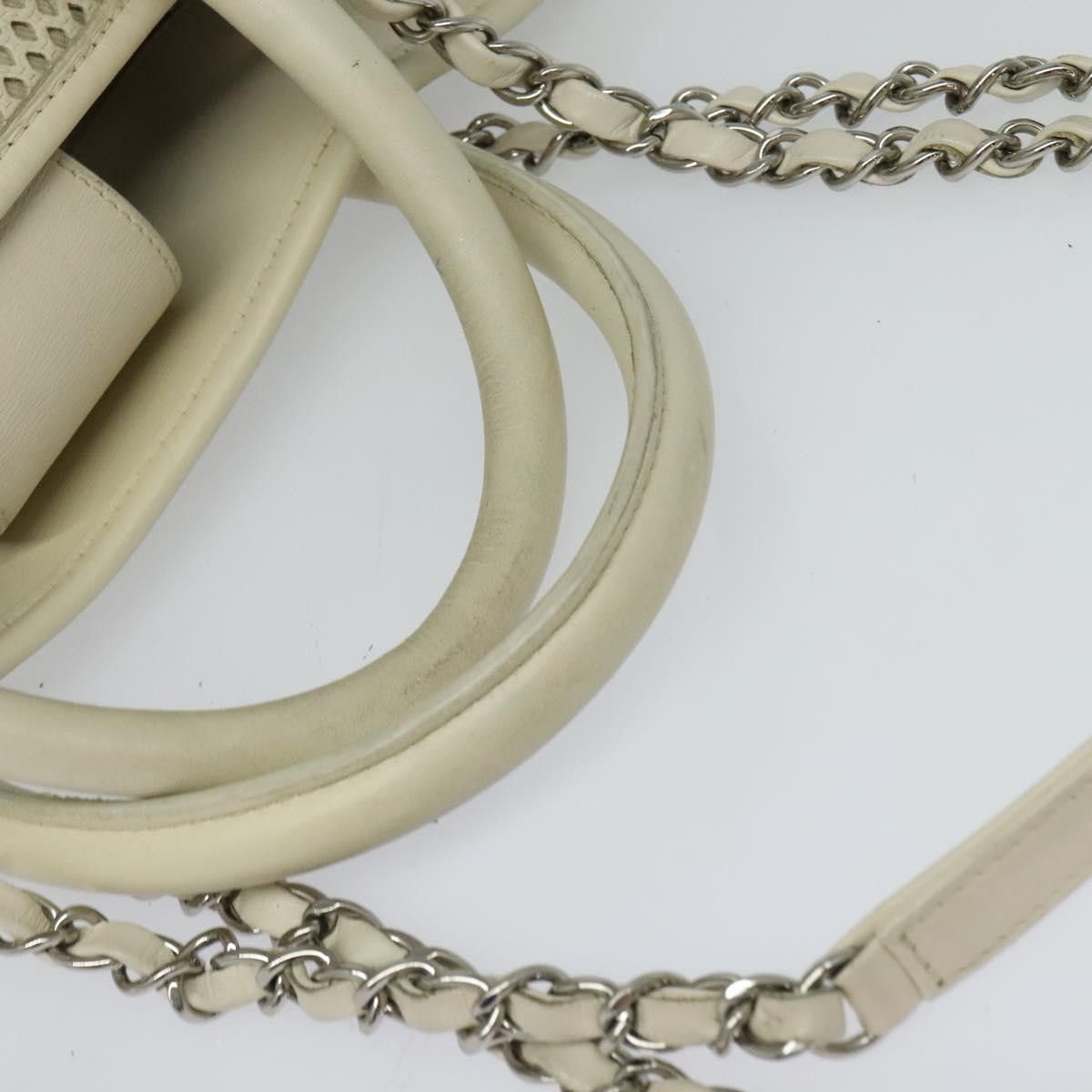 Chanel Chanel Deauville Tote Perforated leather Size ONE SIZE - 13 Thumbnail