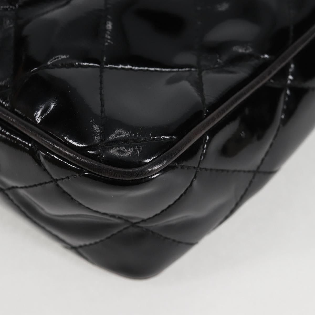 Chanel Chanel Vintage Square Front Pocket Camera Bag Quilted Patent Size ONE SIZE - 10 Thumbnail
