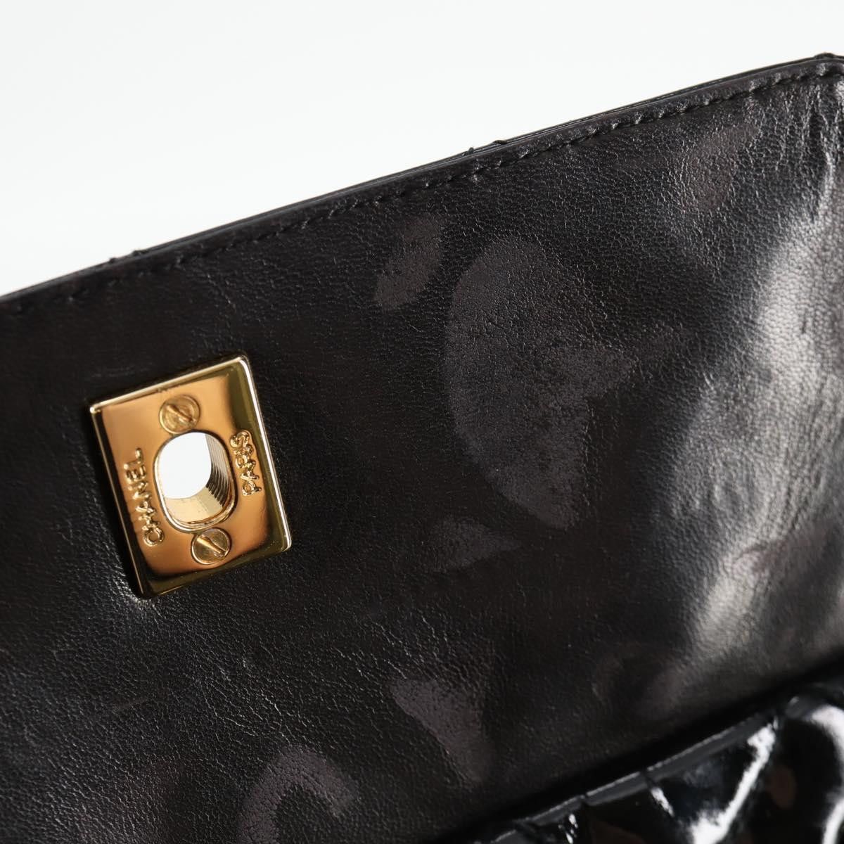 Chanel Chanel Vintage Square Front Pocket Camera Bag Quilted Patent Size ONE SIZE - 13 Thumbnail
