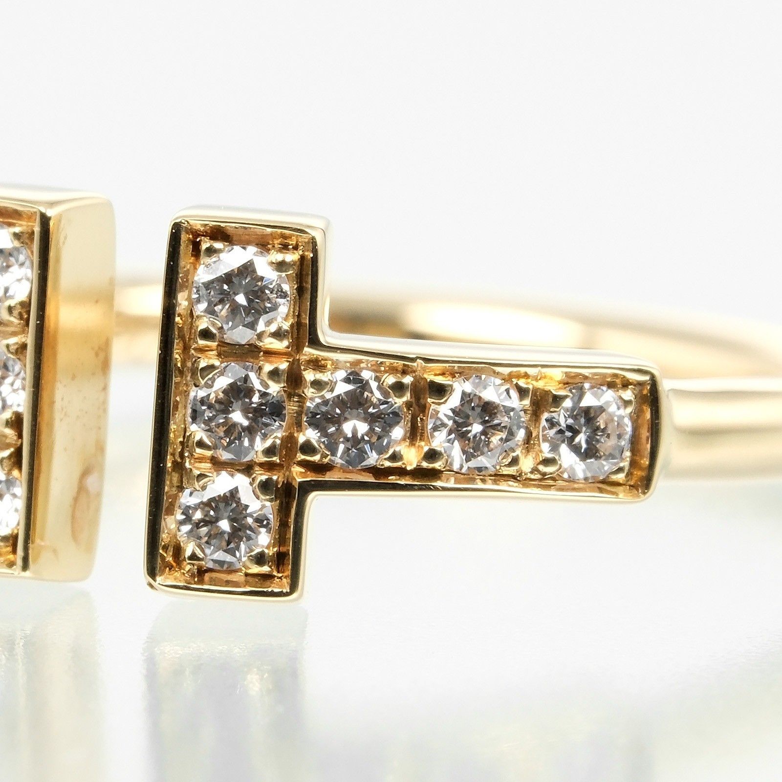 Tiffany & Co. Tiffany & Co. T Wire Ring 18K Yellow Gold Size ONE SIZE - 8 Thumbnail