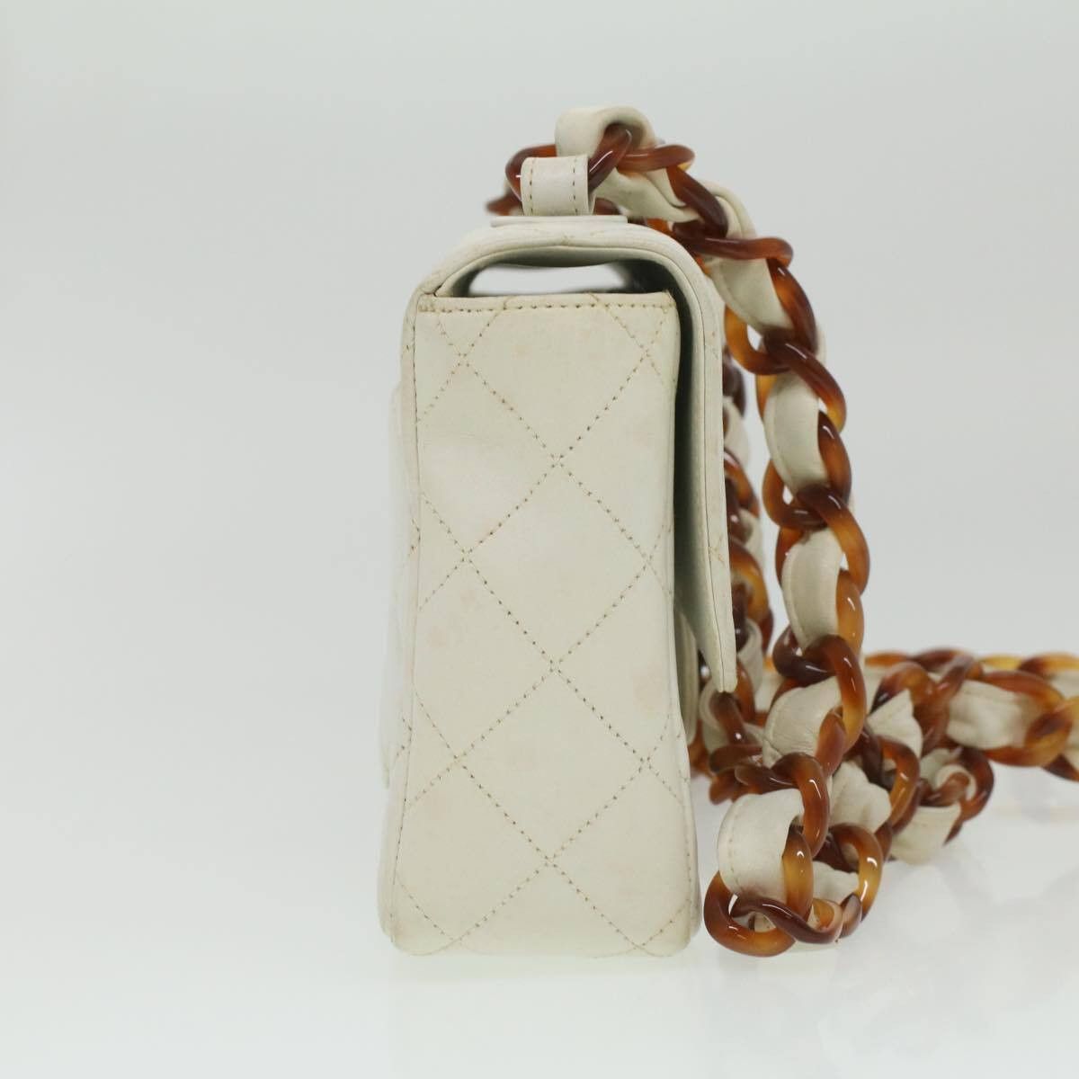 Chanel Chanel Vintage Classic Single Flap Bag Quilted Lambskin Size ONE SIZE - 4 Thumbnail