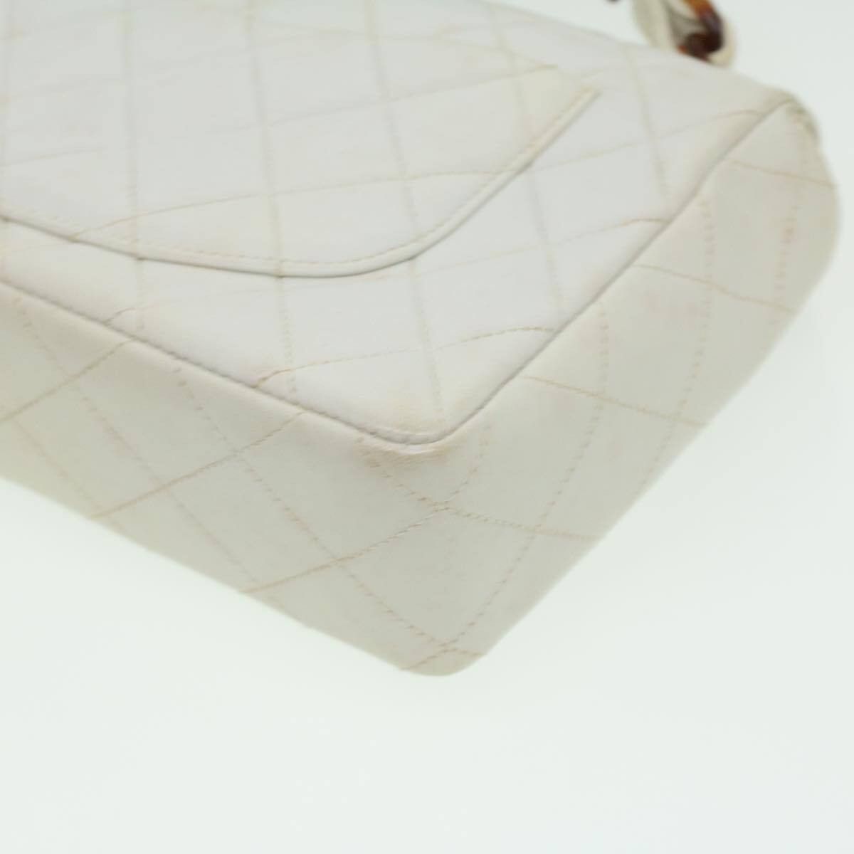 Chanel Chanel Vintage Classic Single Flap Bag Quilted Lambskin Size ONE SIZE - 10 Thumbnail